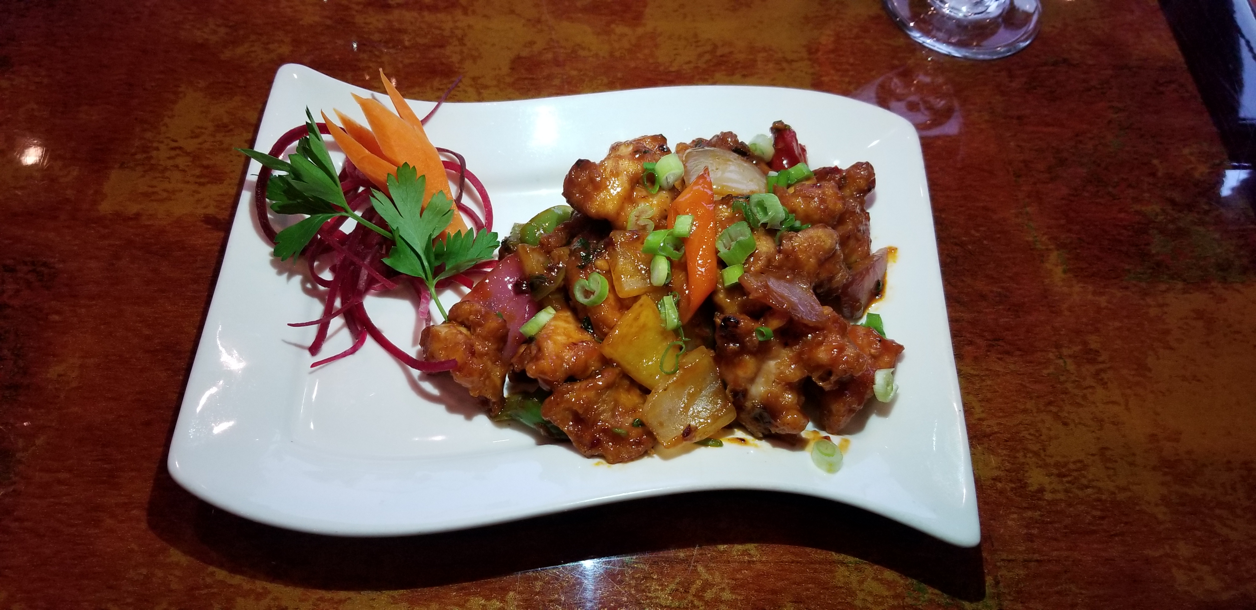Order Dry Chilli Chicken food online from Spice Route store, Parsippany on bringmethat.com