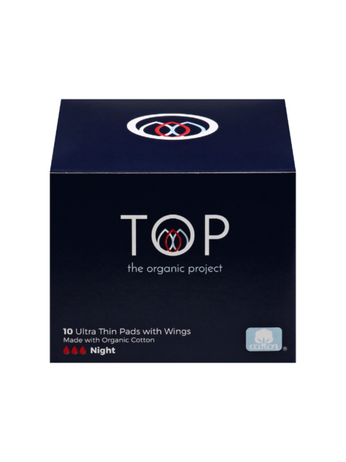 Order Top The Organic Project Ultra Thin Pads with Wings (10 count) food online from Light Speed Market store, Los Angeles on bringmethat.com