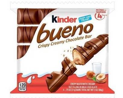 Order Kinder Bueno King  food online from Fialkoff Kosher Pizza store, Lawrence on bringmethat.com