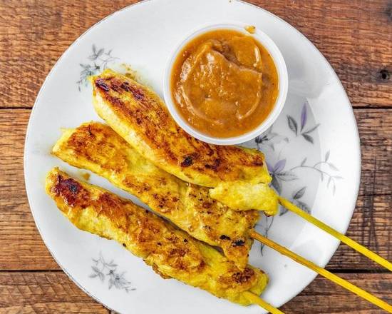 Order Chicken Satay food online from Pattaya Thai Express store, Olympia on bringmethat.com