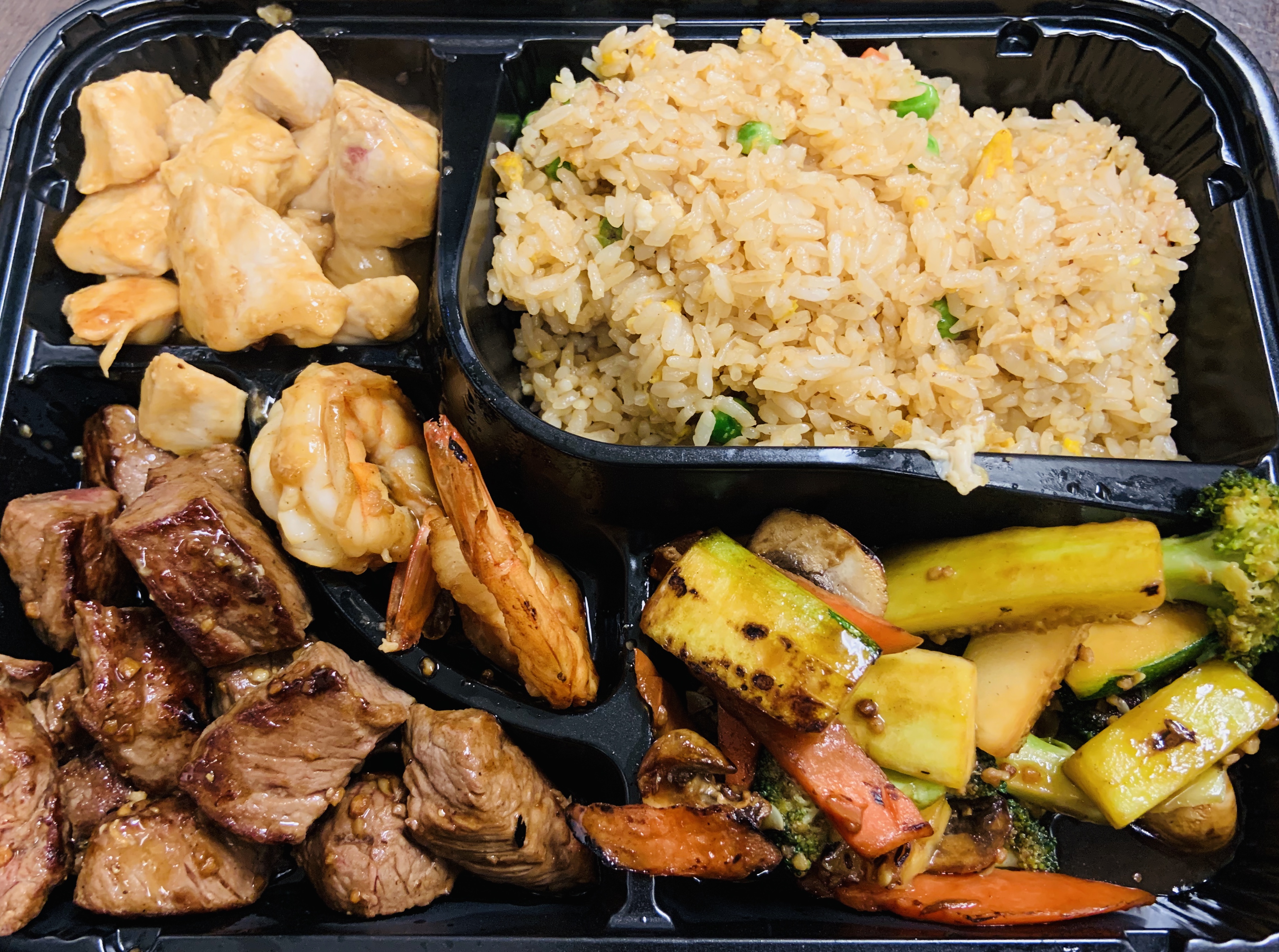 Order Hibachi Chicken and Steak Combo food online from Wasabi Steakhouse store, Salem on bringmethat.com