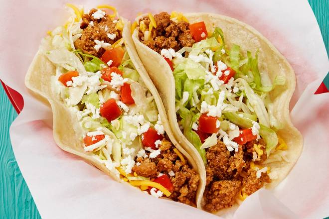 Order Seasoned Ground Beef Taco food online from Fuzzy's Taco Shop store, Tempe on bringmethat.com
