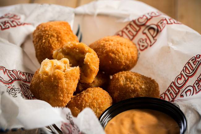 Order Fried Crab Mac & Cheese food online from Chickie & Pete store, Eagleville on bringmethat.com