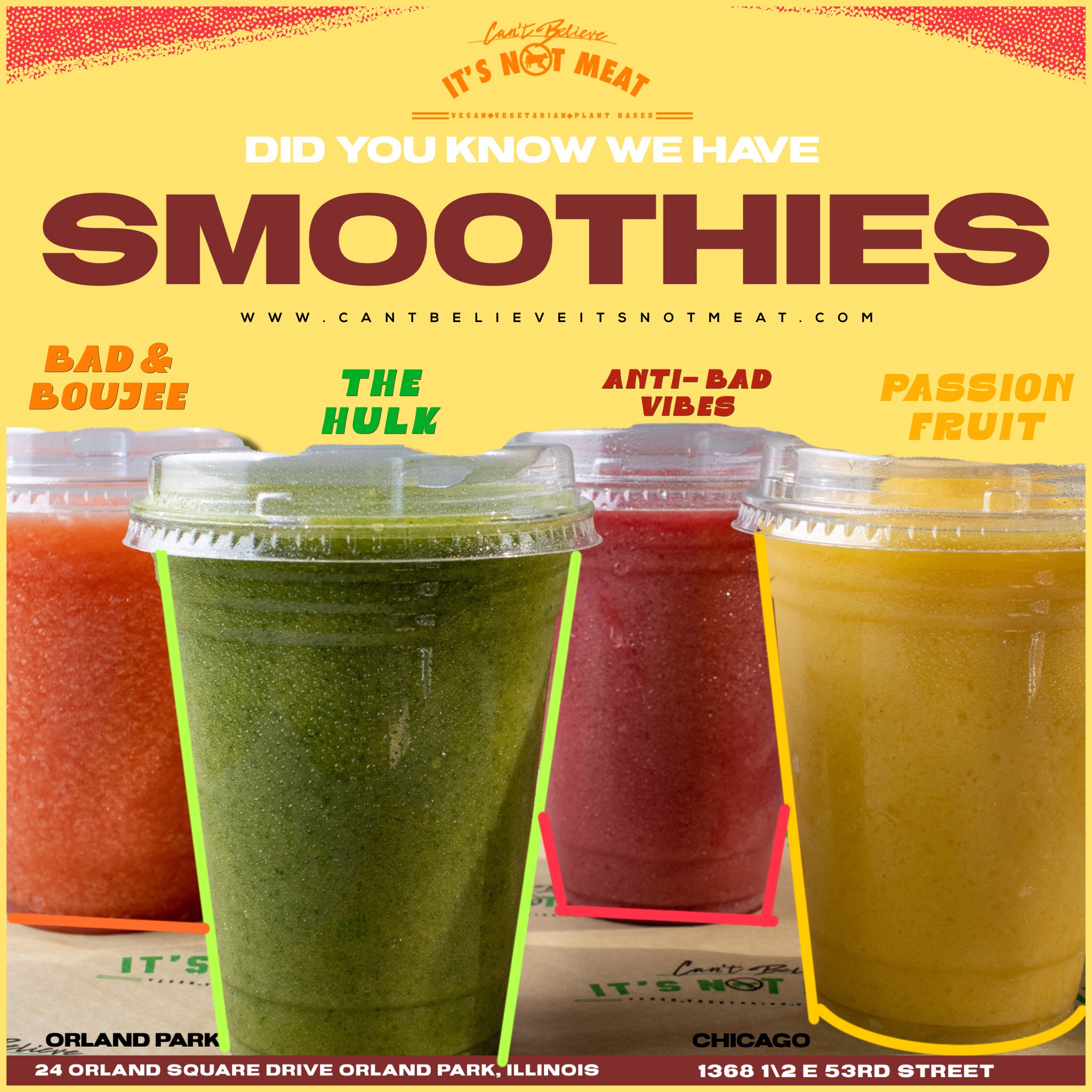 Order "Anti Bad Vibes" Smoothie food online from Hydepark store, Chicago on bringmethat.com
