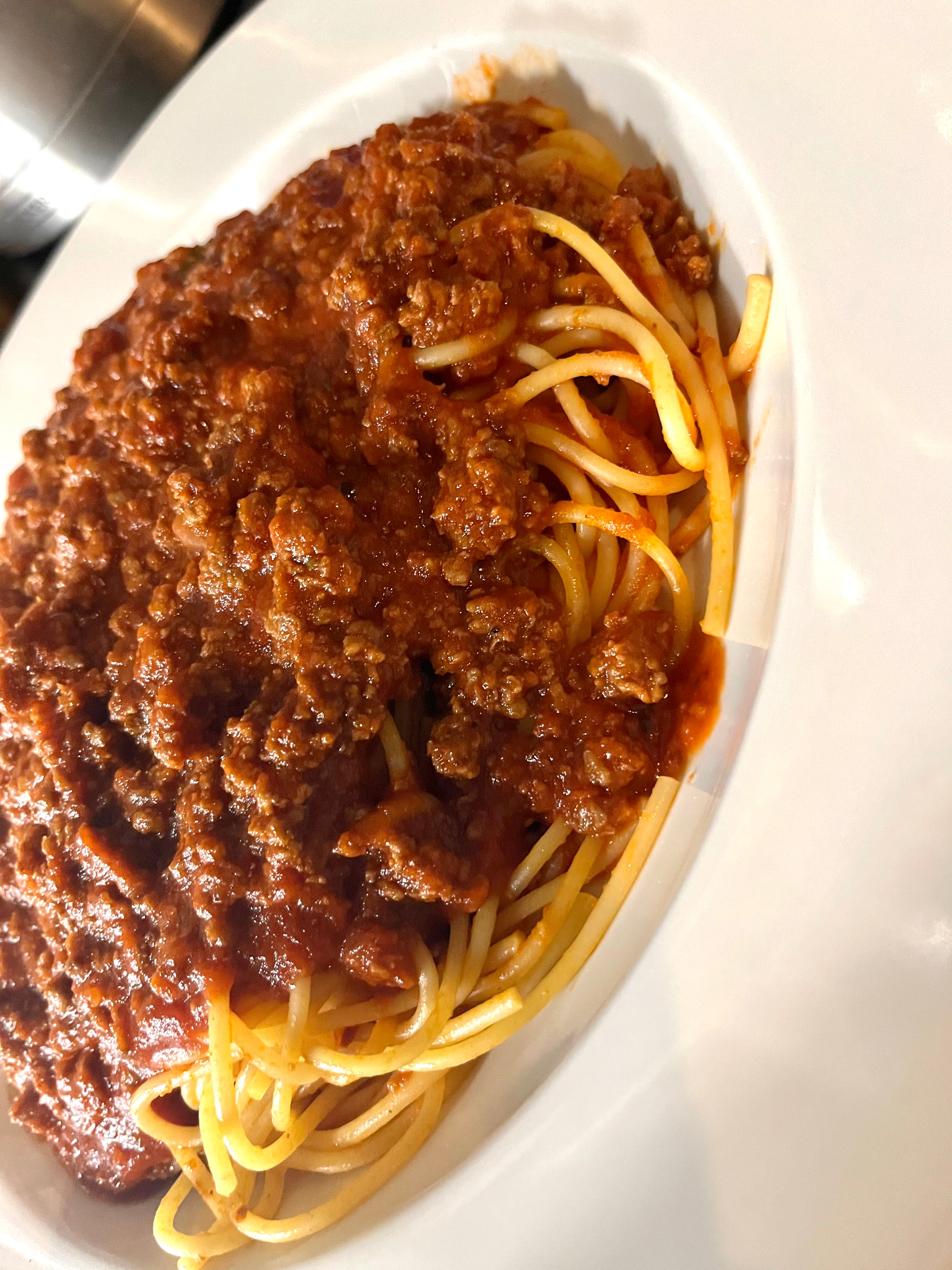Order Pasta with Meat Sauce - Pasta food online from Angelina Fine Foods store, Cold Spring on bringmethat.com