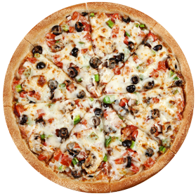 Order Veggie Specialty Pie food online from Godfathers Pizza store, Decatur on bringmethat.com