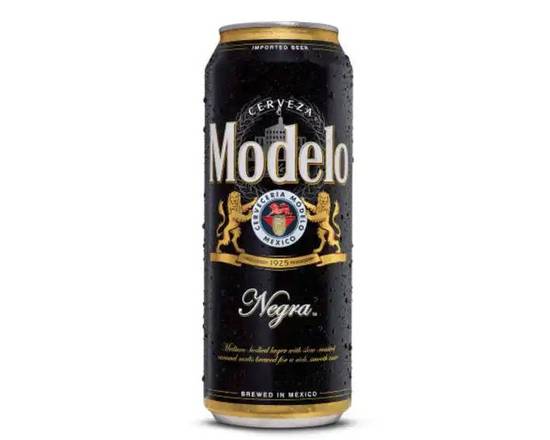 Order Modelo Negra, 24oz can beer (5.4% ABV) food online from Tenderloin Liquor store, San Francisco on bringmethat.com