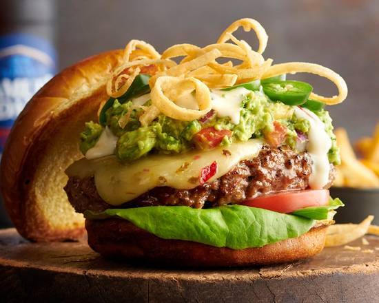 Order South of the Border Burger food online from American Grilled Cheese Company store, Victor on bringmethat.com