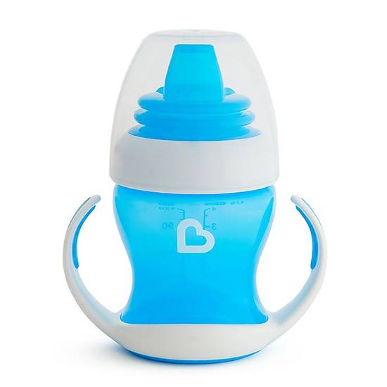 Order Munchkin® Gentle™ 4 oz. Transition Trainer Cup in Blue food online from Bed Bath & Beyond store, Lancaster on bringmethat.com