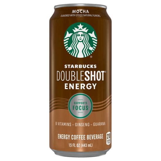 Order Starbucks Doubleshot Energy Mocha 15oz food online from Caseys Carry Out Pizza store, Cedar Rapids on bringmethat.com