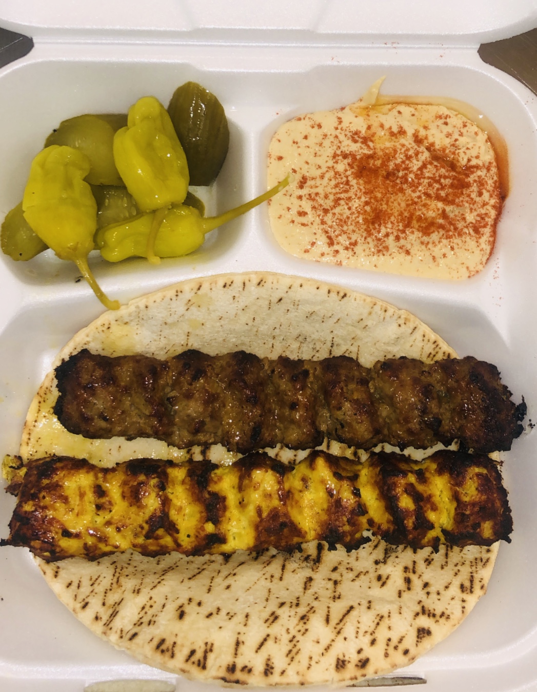Order 36. Chicken lule  and Beef Lule Combo with Bread food online from Dream Kabob House store, Los Angeles on bringmethat.com