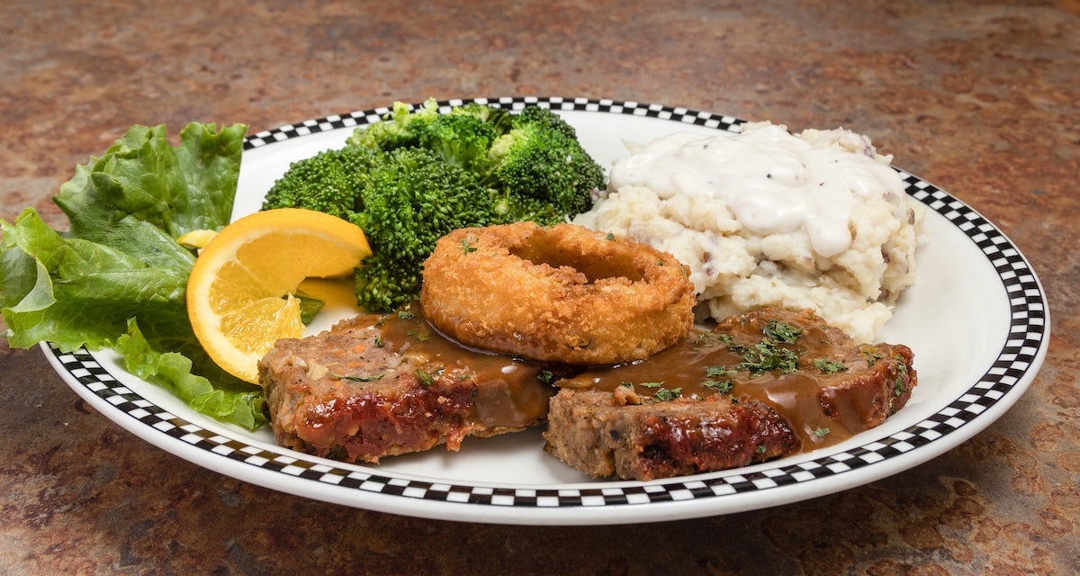 Order Housemade Meatloaf food online from Black Bear Diner store, Tulsa on bringmethat.com