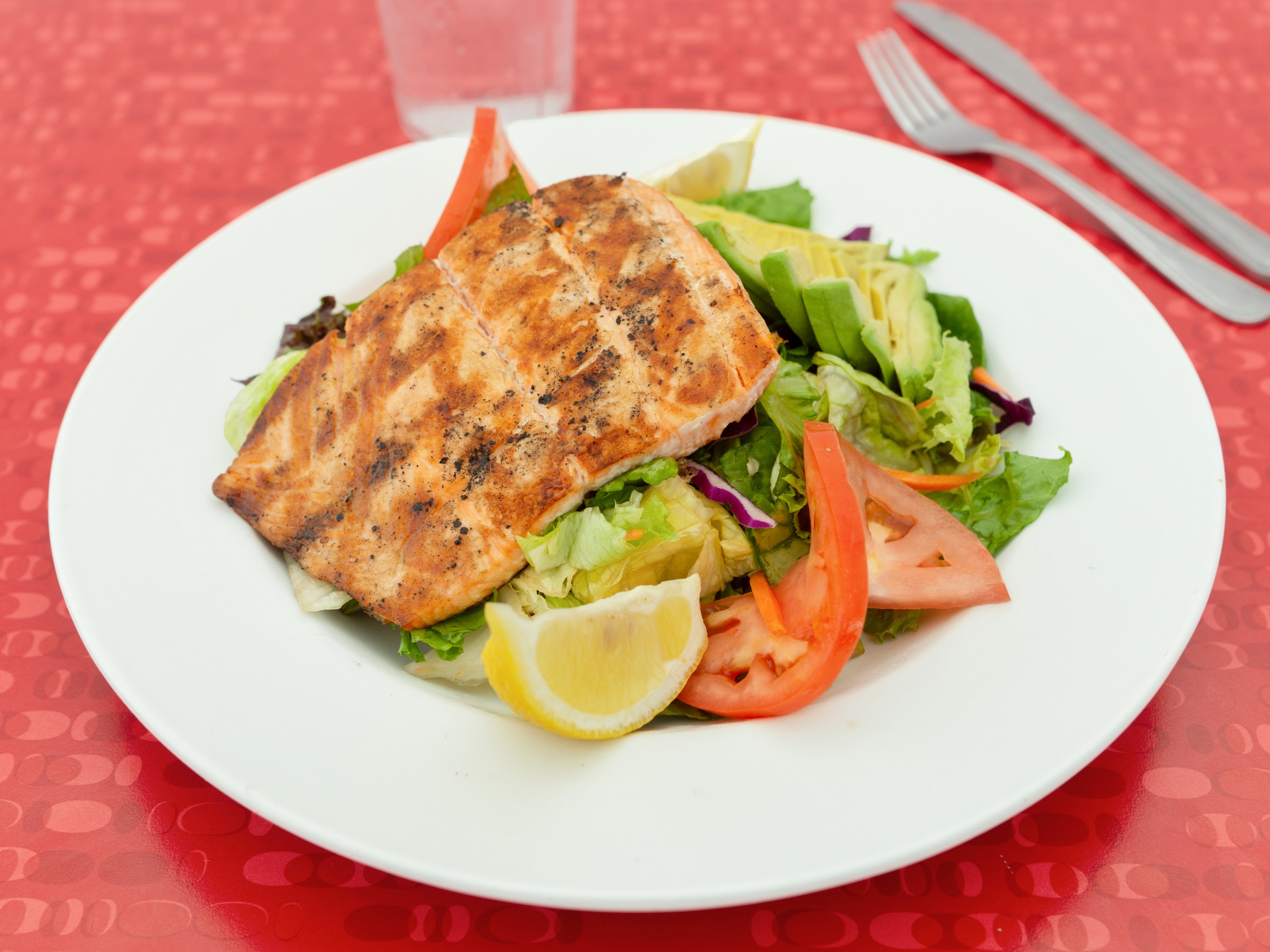 Order Salmon Salad food online from Mr D store, Placentia on bringmethat.com