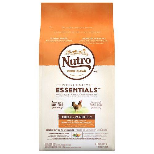 Order Nutro Dry Dog Food FarmRaised Chicken,Brown Rice,Sweet Potato Recipe - 80.0 oz food online from Walgreens store, Dover on bringmethat.com