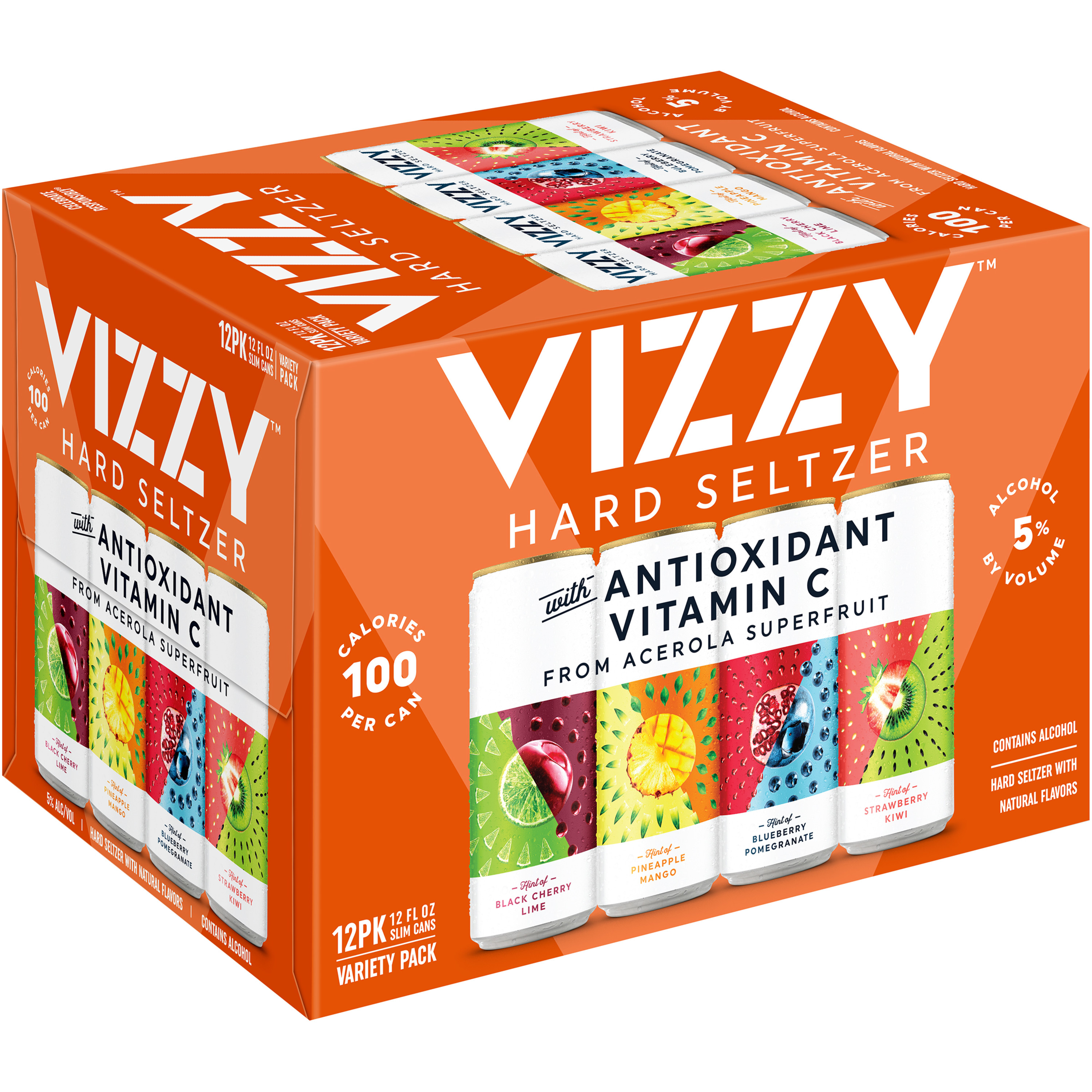 Order Vizzy Hard Seltzer Variety PacK - 12oz Cans 12 pk food online from Yours Wholesome Foods store, New York on bringmethat.com