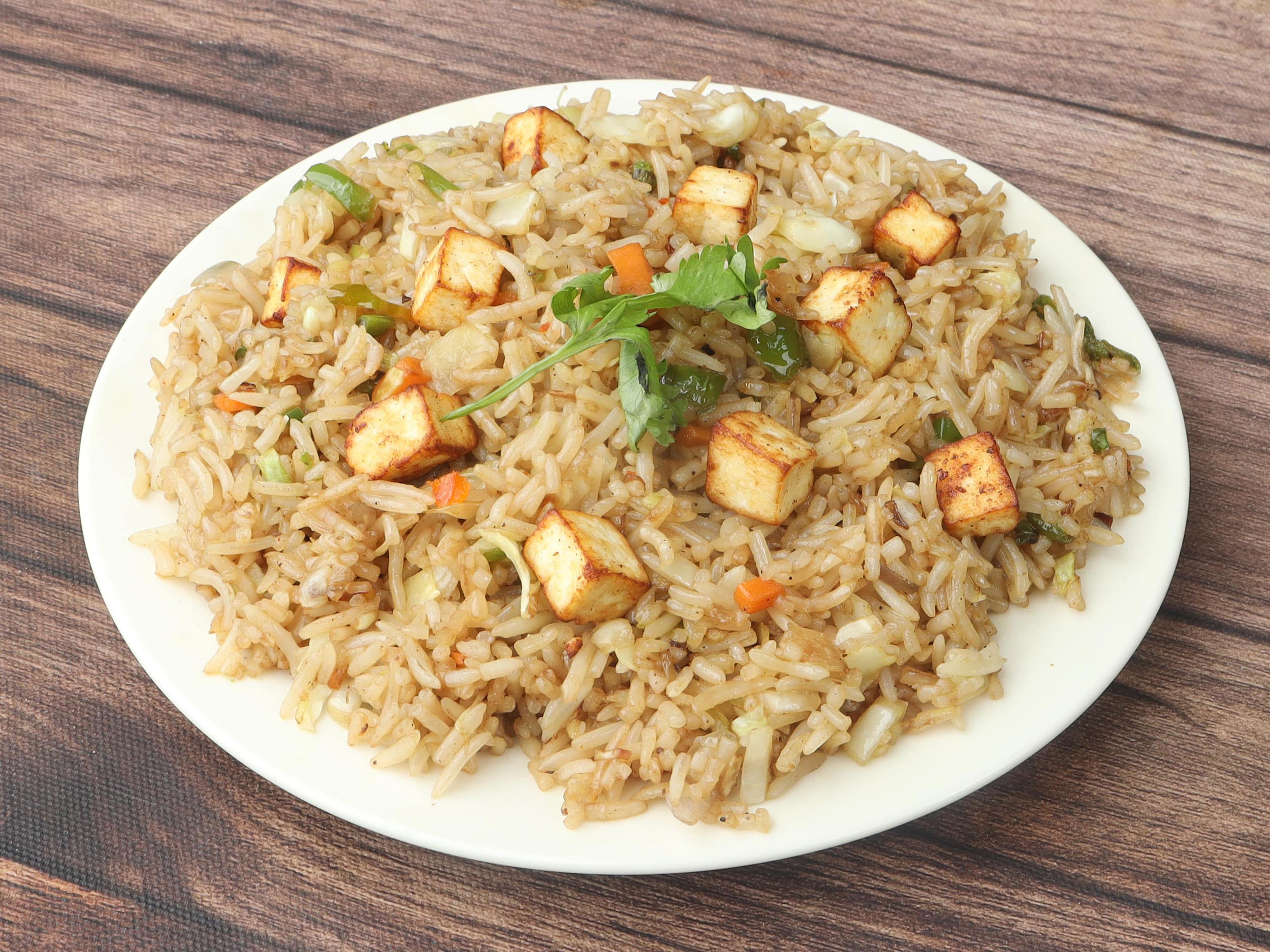 Order Veg & Paneer Fried Rice  food online from Tropical Curry And Grill store, Pflugerville on bringmethat.com