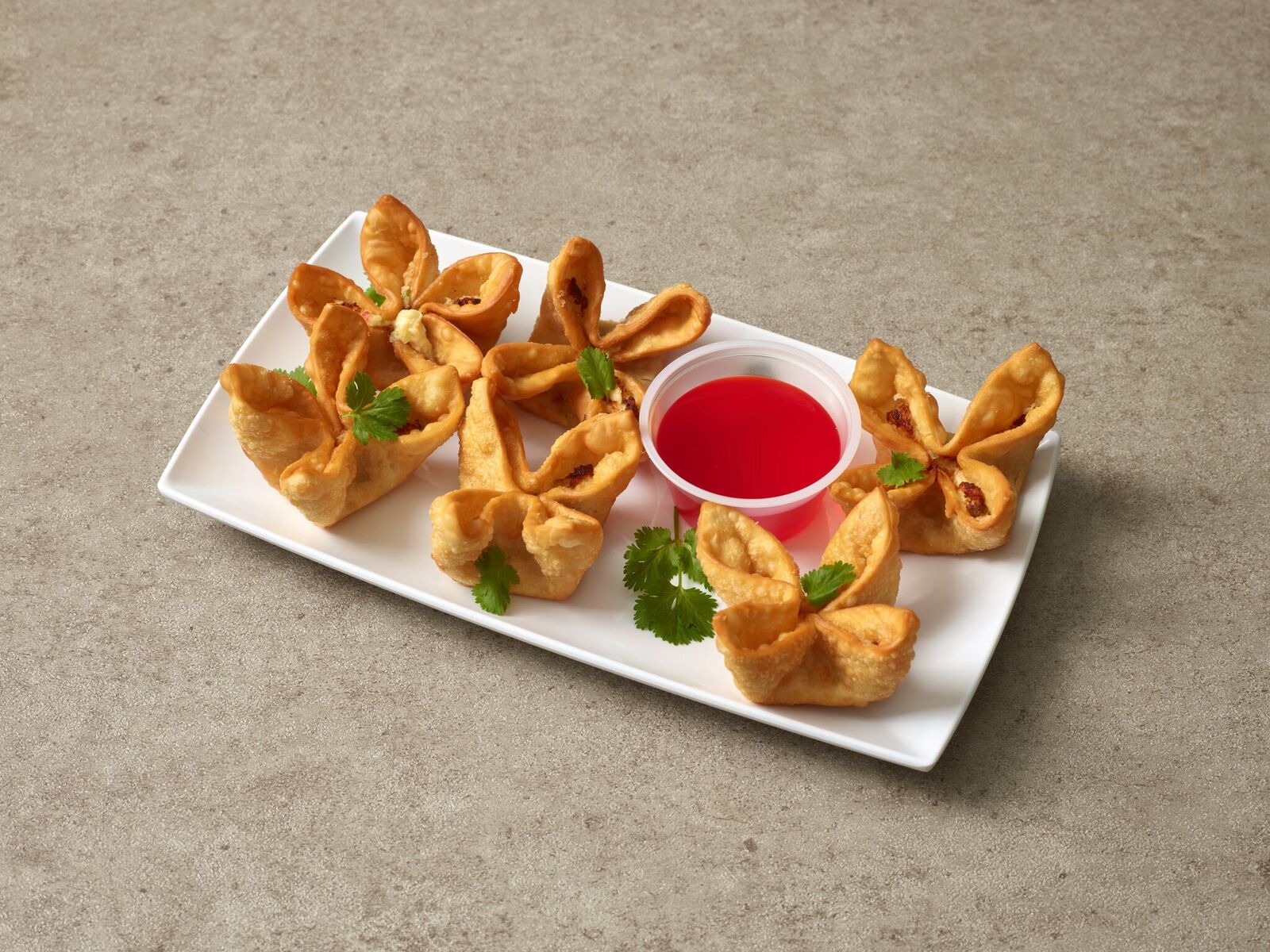 Order 6 Crab Rangoon food online from Moongate Asian Grill store, Denver on bringmethat.com