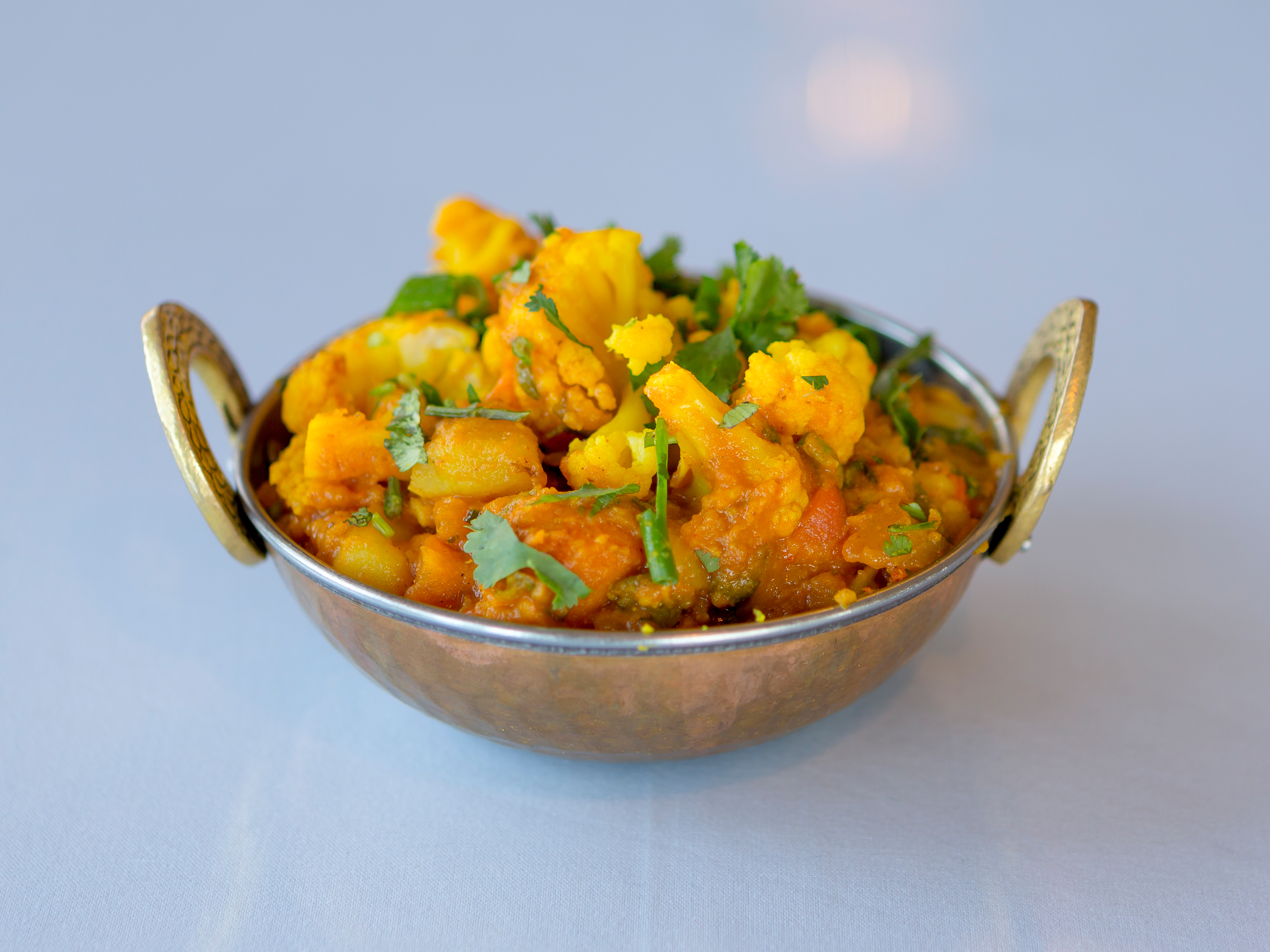 Order 11. Aloo Gobi ko Tarkari Curry food online from Himalayan Kitchen store, Encinitas on bringmethat.com