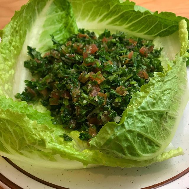 Order Tabouleh Salad food online from Mvpita Mediterranean Grill store, Mesa on bringmethat.com