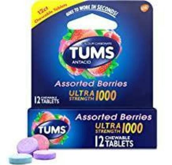 Order Tums Ultra Strength - Assorted Berries - 12 ct. food online from IV Deli Mart store, Goleta on bringmethat.com