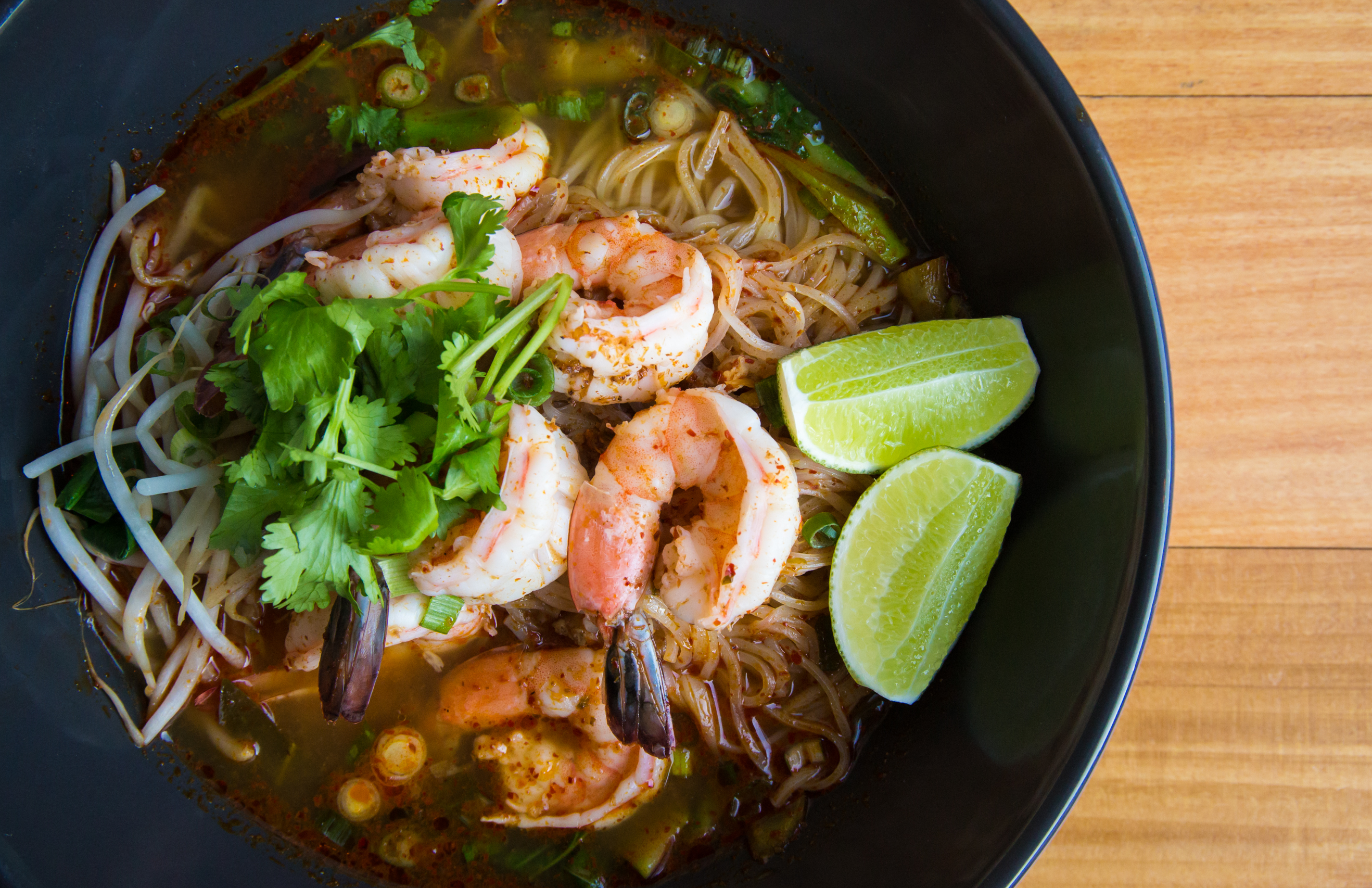 Order Tom Yum Spicy Noodle Soup food online from Tue thai store, New York on bringmethat.com