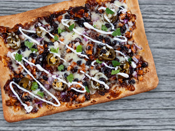 Order BBQ Chicken Flatbread food online from Seasons Pizza store, Middletown on bringmethat.com