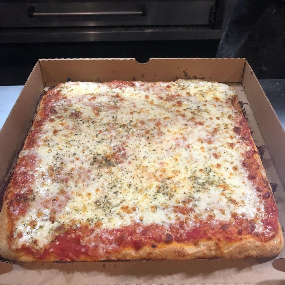 Order The Sicilian Cheese Pizza - Pizza food online from Ramunto's Brick Oven Pizza store, North Adams on bringmethat.com