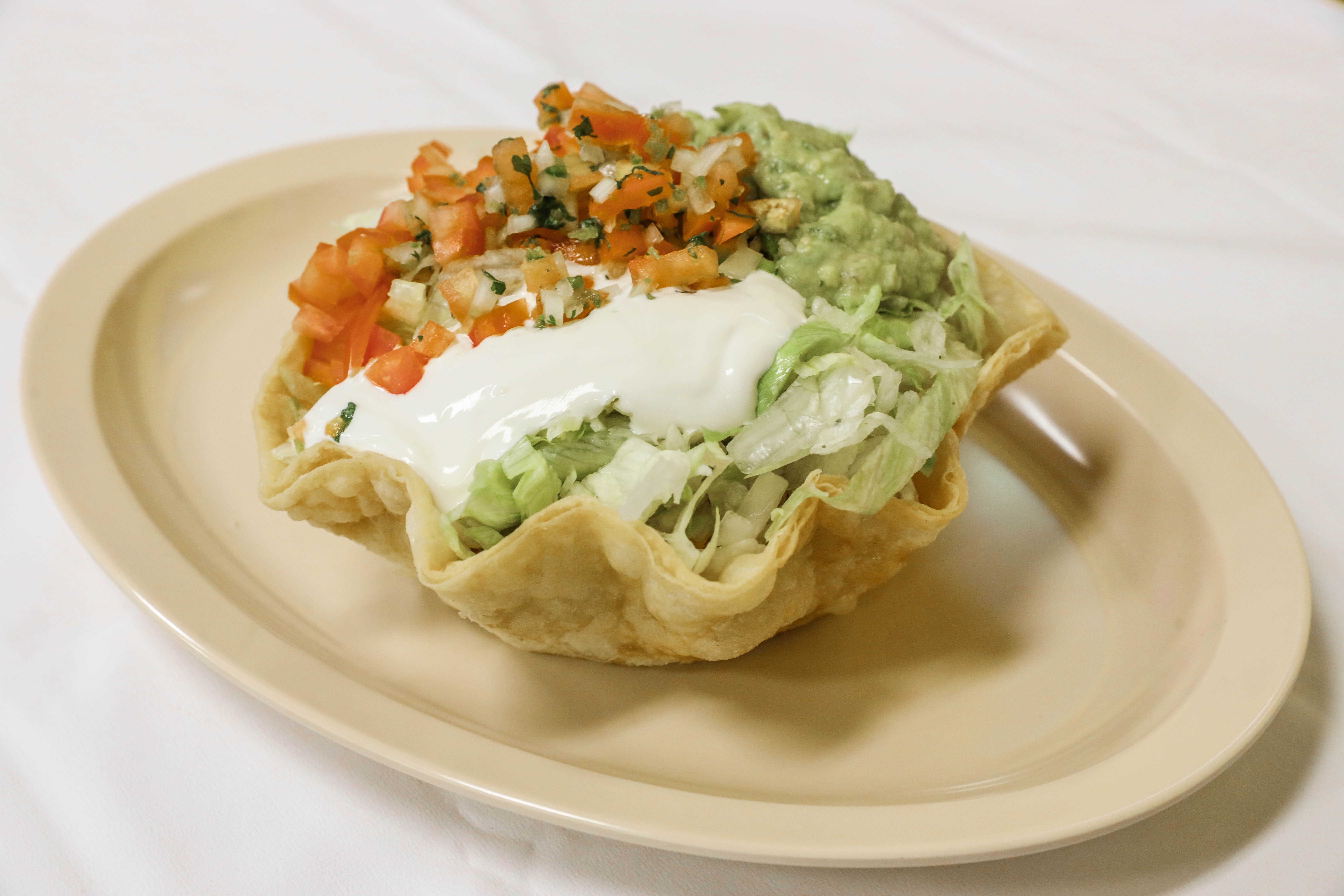 Order Tostada Bowl food online from Golden State Taqueria store, Pleasanton on bringmethat.com