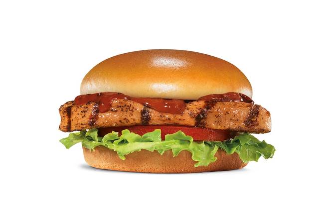 Order BBQ Grilled Chicken Sandwich food online from Hardee store, Augusta on bringmethat.com