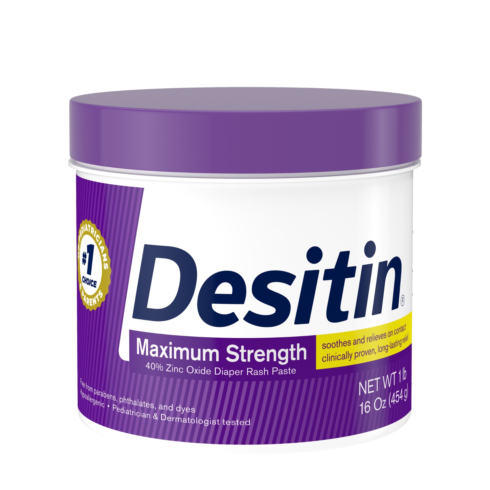 Order Desitin Maximum Strength Diaper Rash Cream with Zinc Oxide - 16 oz food online from Rite Aid store, SUFFOLK on bringmethat.com