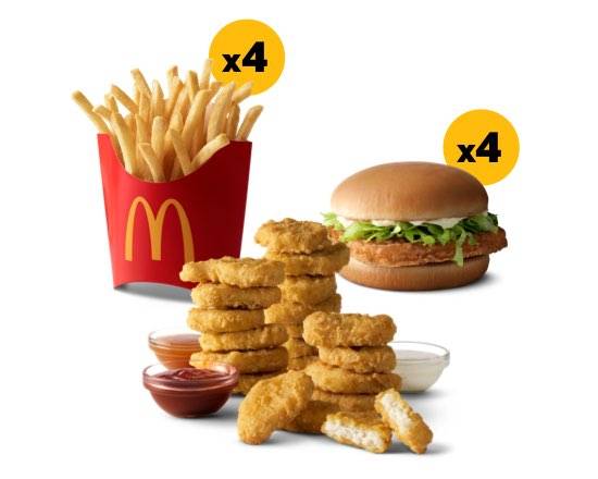 Order Chicken Pack food online from McDonald's store, Darlington on bringmethat.com