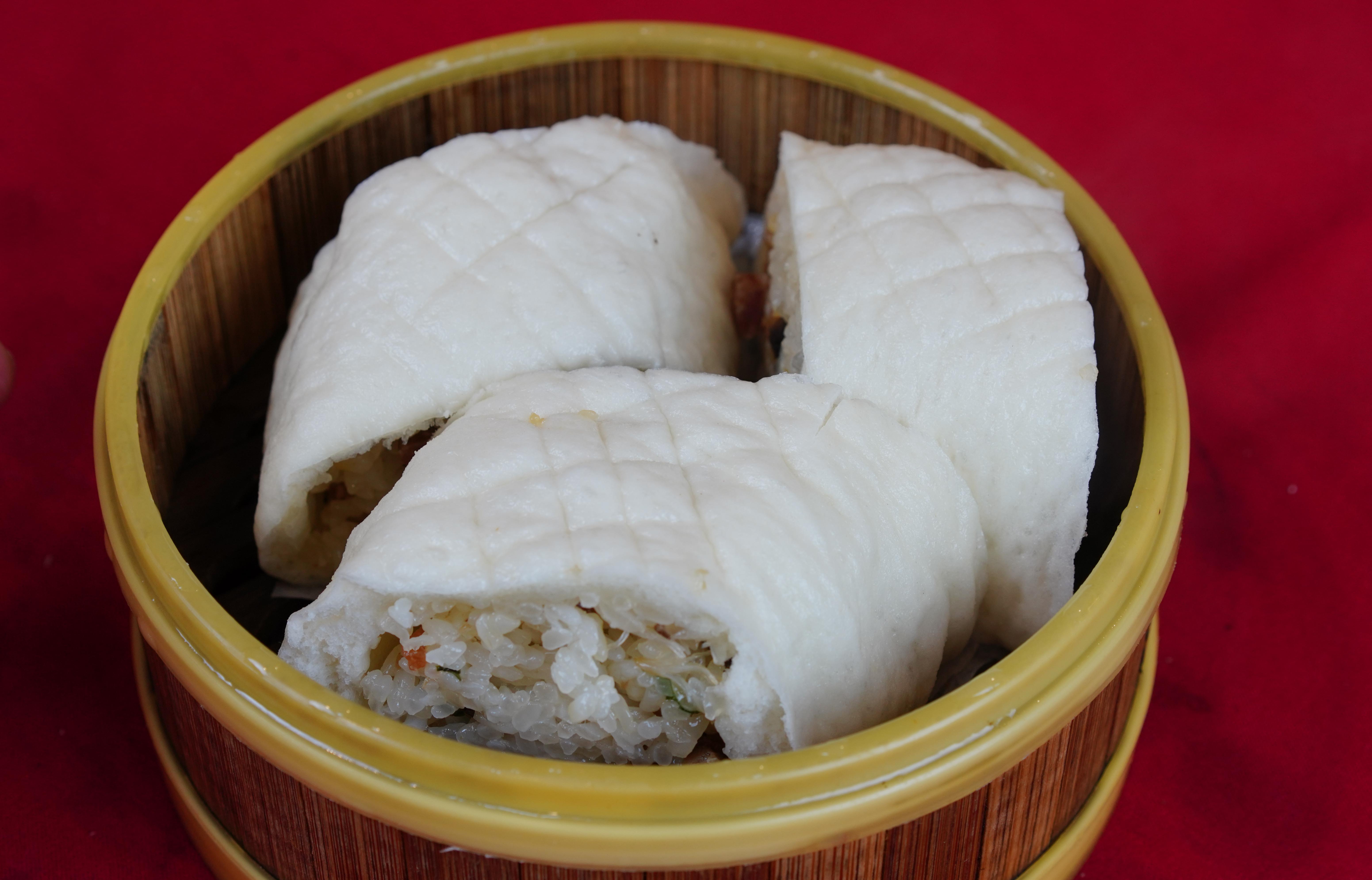 Order Smoke meat sticky rice roll 腊味糯米卷 food online from Golden Coast store, San Francisco on bringmethat.com