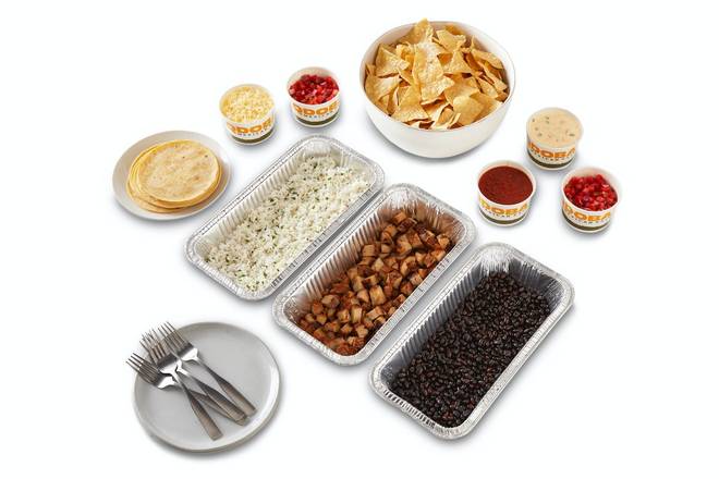 Order Family Meals (Serves 4-5) food online from Qdoba Mexican Eats store, West Bend on bringmethat.com