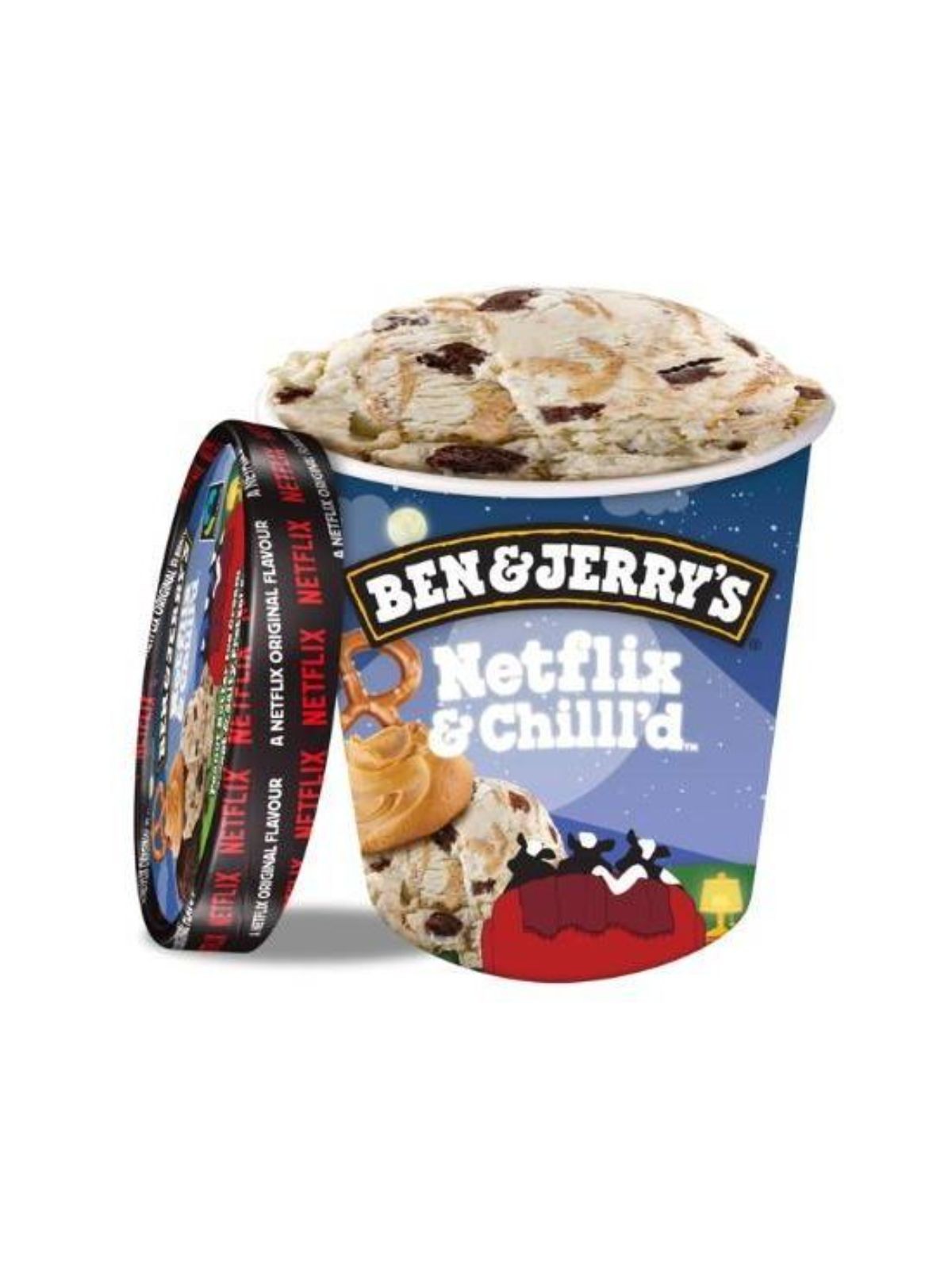 Order Ben & Jerry's Netflix & Chill'd (1 Pint) food online from Light Speed Market store, Los Angeles on bringmethat.com