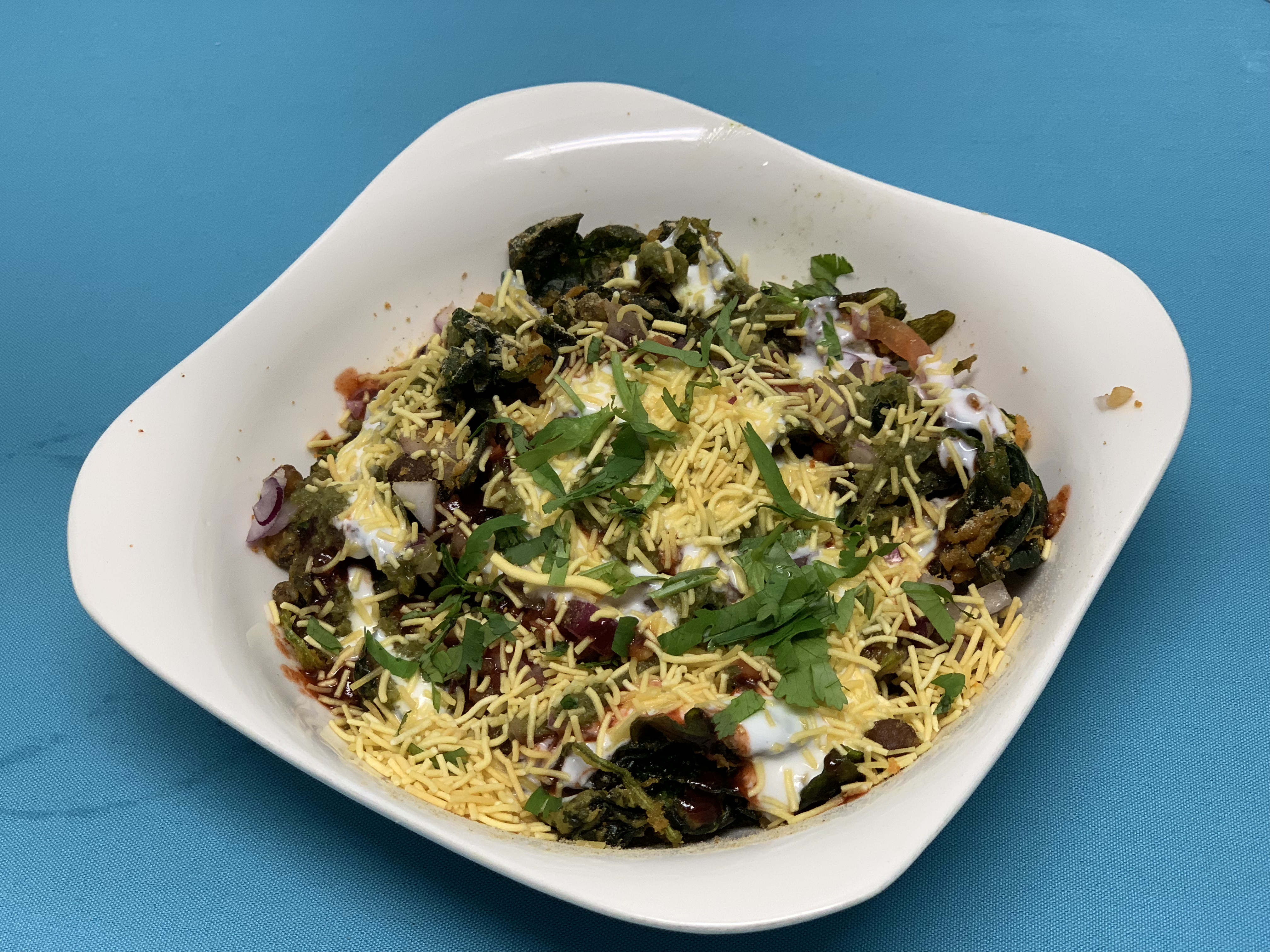 Order Palak Chaat food online from Aahar Indian Cuisine store, New York on bringmethat.com