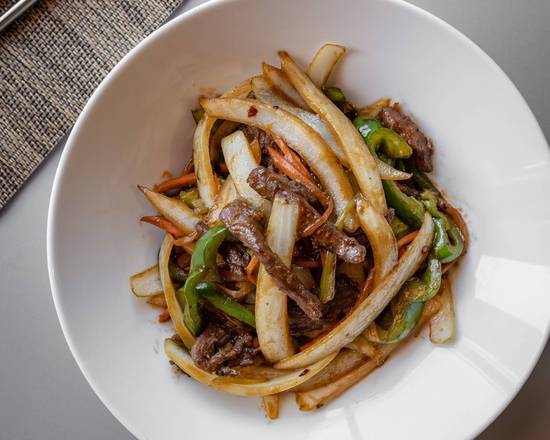 Order Shredded Beef with Sichuan Style food online from Food King Express store, Hauppauge on bringmethat.com