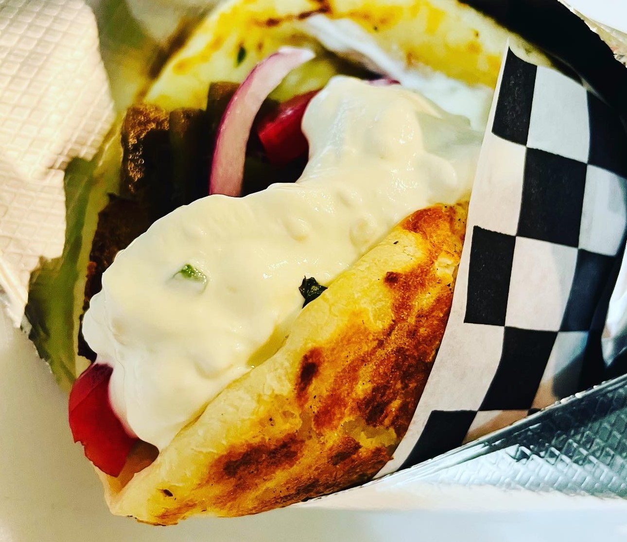 Order Garlic naan gyro food online from Thaily store, Chandler on bringmethat.com