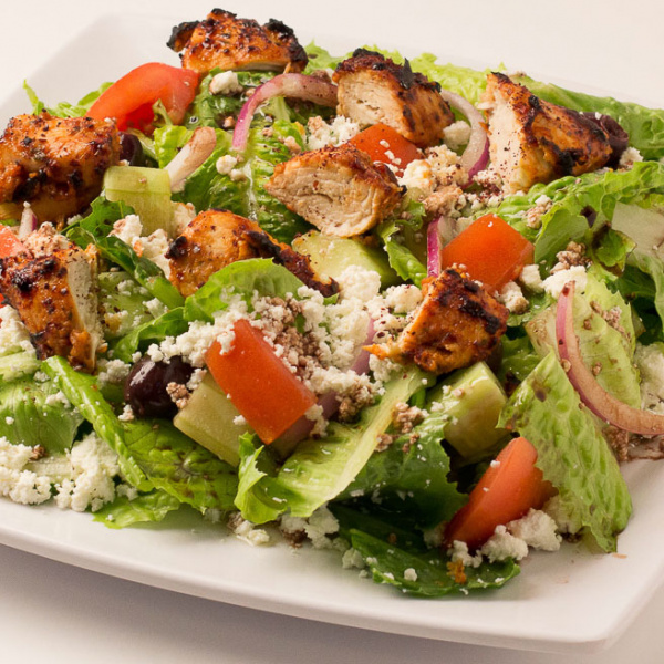 Order S31. Chicken Tikka Kabob Salad food online from Zamani Grill store, Conroe on bringmethat.com
