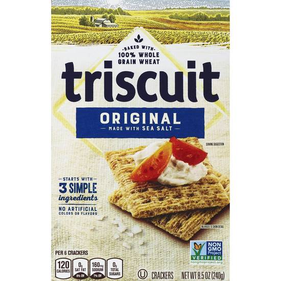 Order Nabisco Triscuit Crackers, Baked Whole Grain Wheat, Original food online from Cvs store, TRAVERSE CITY on bringmethat.com
