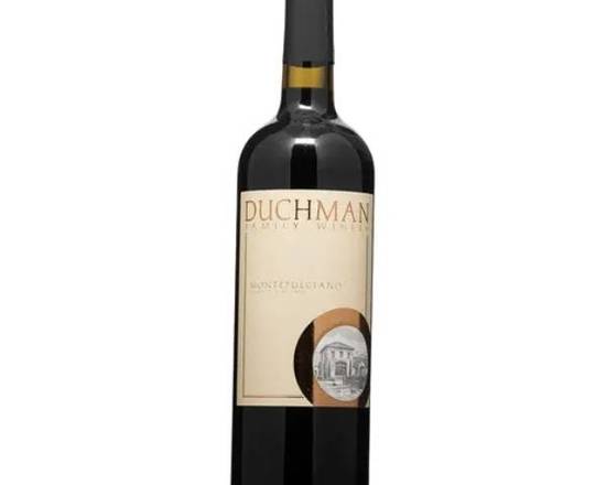 Order Duchman Montepulciano, 750mL wine (14.5% ABV) food online from Cold Spring Liquor store, Liberty Hill on bringmethat.com