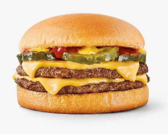 Order Quarter Pound Double Cheeseburger  food online from Sonic Drive-In store, Augusta on bringmethat.com