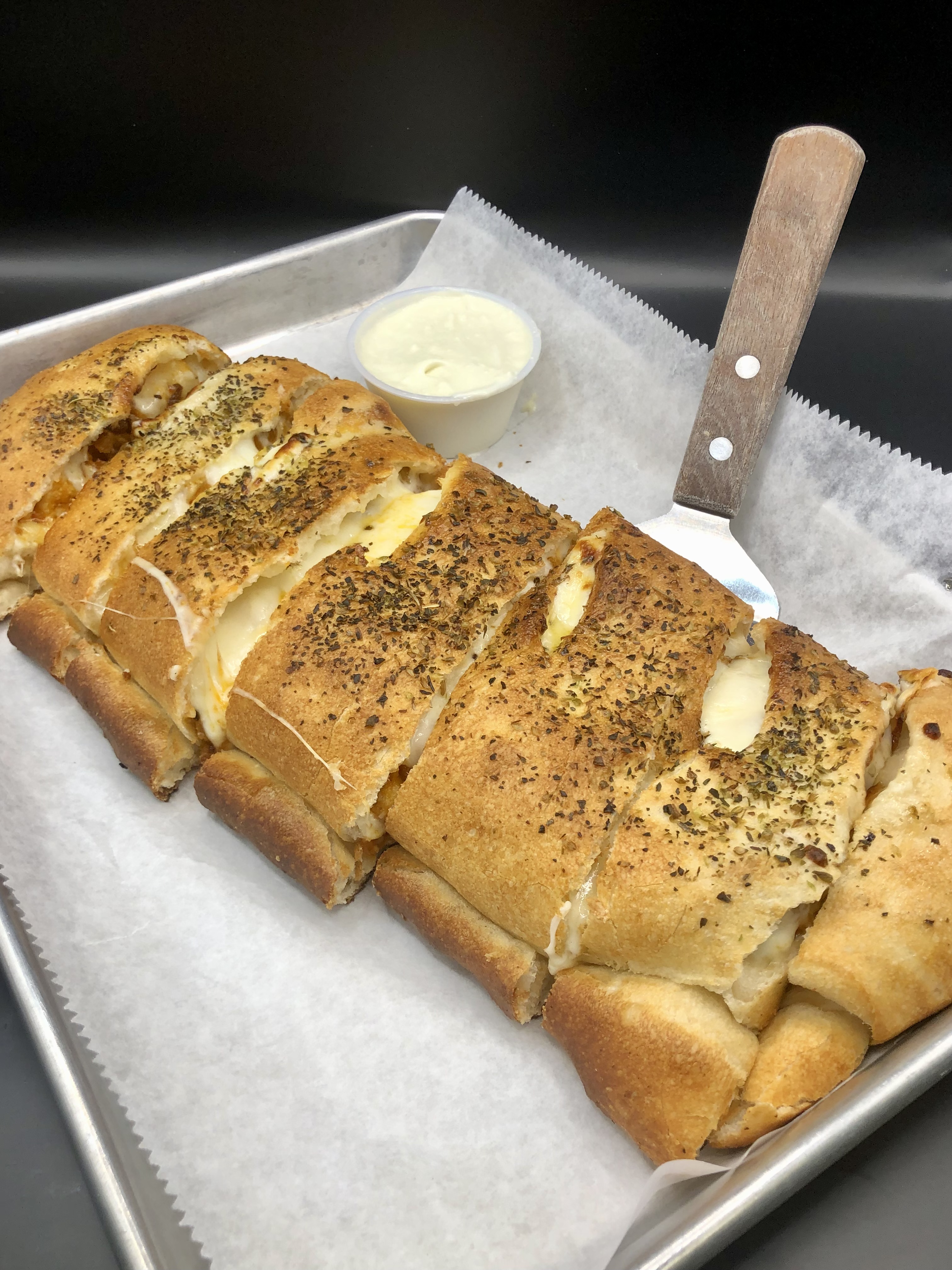 Order Hot Wing Stromboli food online from The Union Craft House store, Taylor on bringmethat.com
