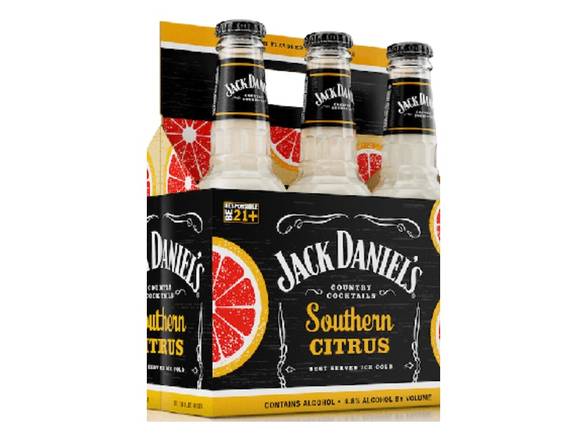Order Jack Daniel's Country Cocktails Southern Citrus - 12oz Bottle food online from Leo's Liquor store, Chicago on bringmethat.com