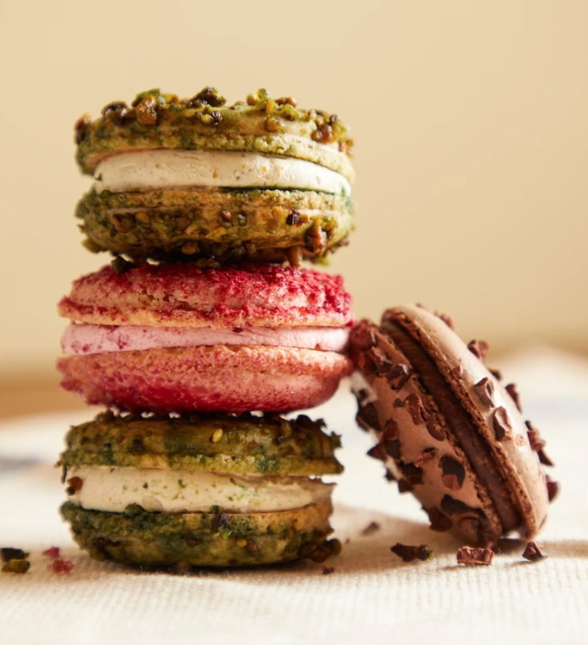 Order Bag of 5 Locally Made Macarons food online from La Fromagerie store, San Francisco on bringmethat.com