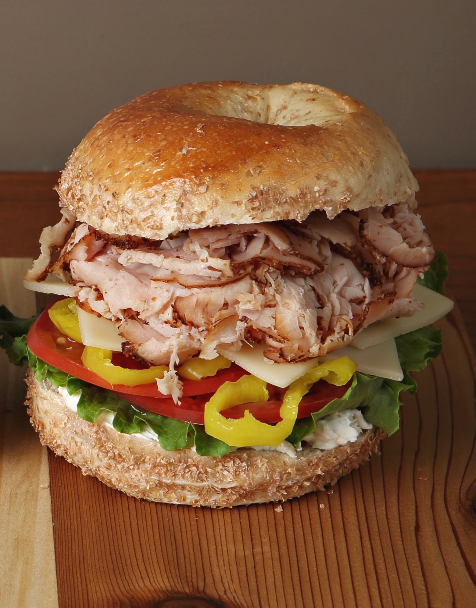 Order Regular Turkey Pastrami (Smoked Peppered Turkey) food online from Barry Bagels - W. Dussel Dr. store, Maumee on bringmethat.com