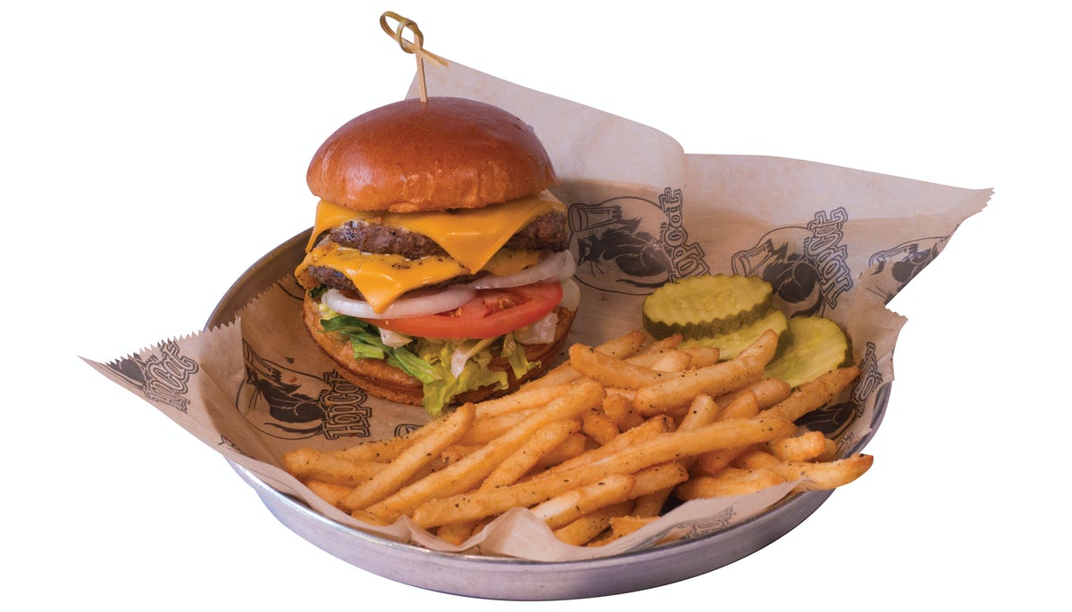 Order B.Y.O. DBL Smash Burger food online from Hopcat store, Detroit on bringmethat.com