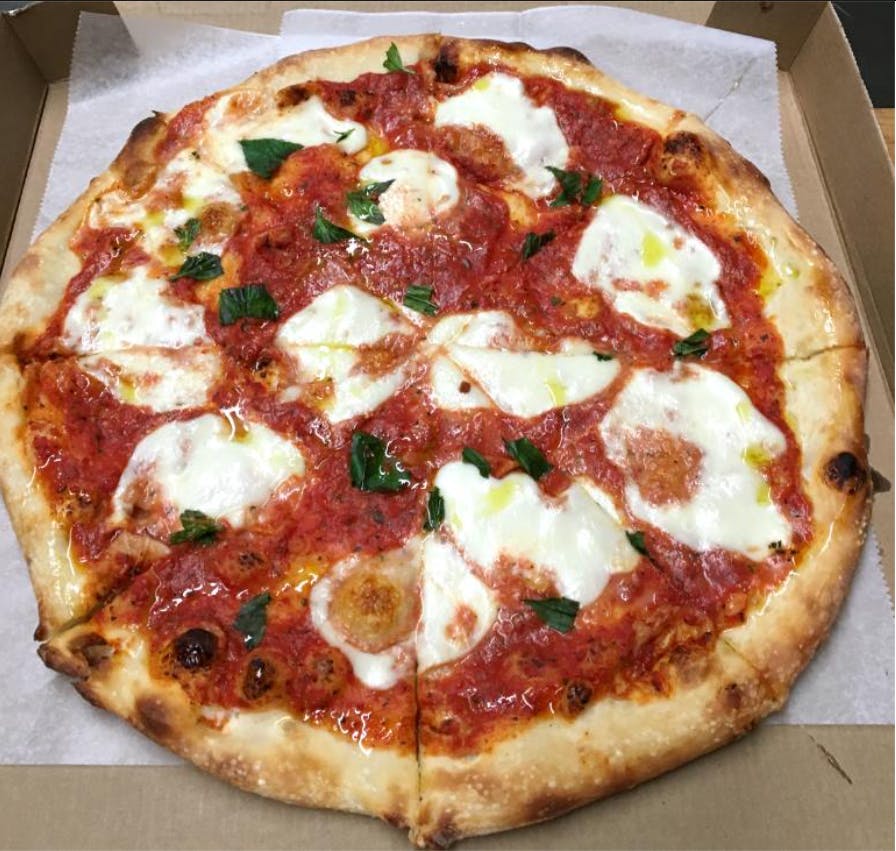 Order Margherita Pizza - Pizza food online from Portofino's Restaurant store, Morristown on bringmethat.com