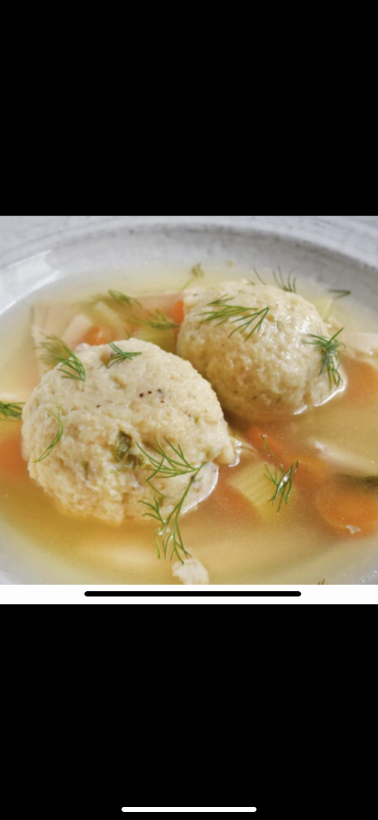Order 1. Matzoh Ball soup  sold by the quart  food online from Cornedbeef And Pastrami Delicatessen store, Pittsburgh on bringmethat.com