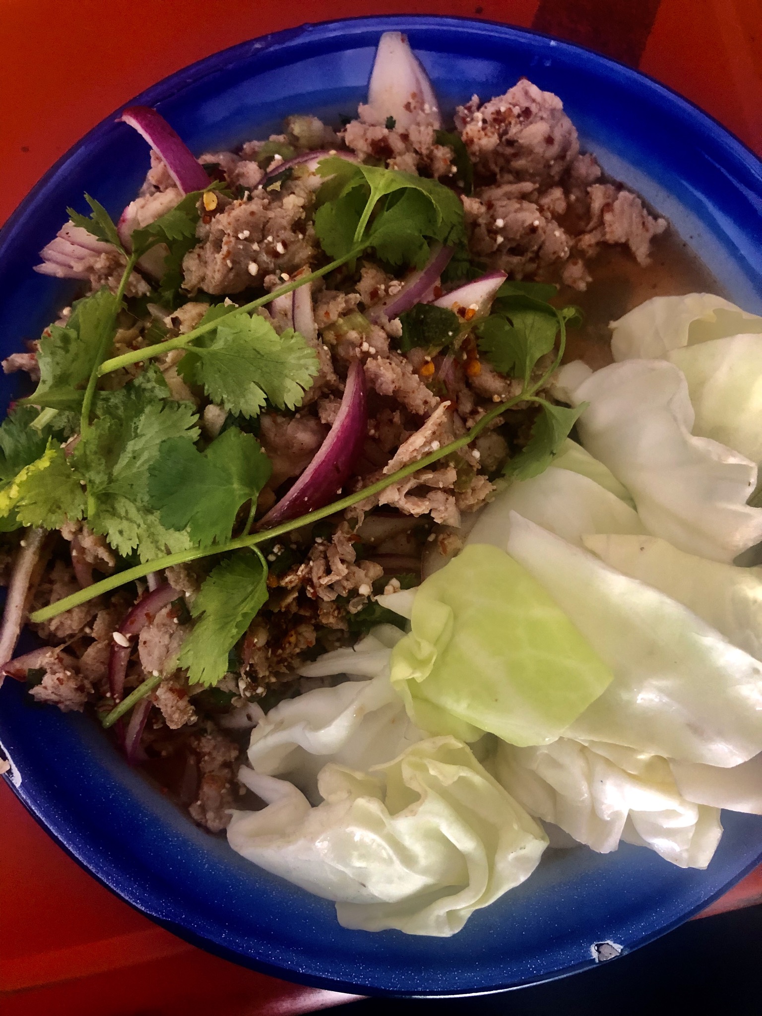 Order Larb Salad food online from Fresh Thai store, Pasadena on bringmethat.com