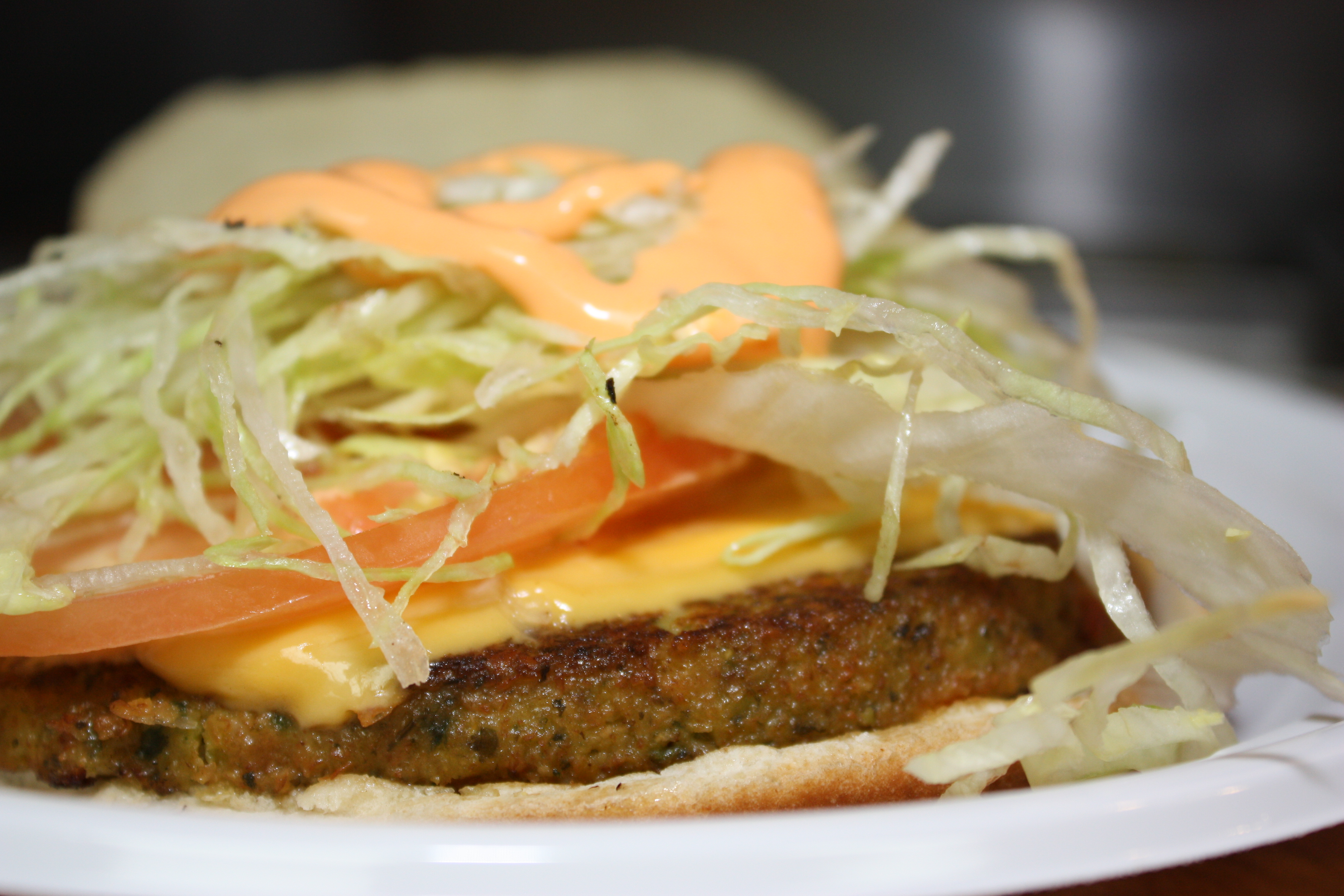 Order Veggie Burger food online from King George Cafe store, edison on bringmethat.com